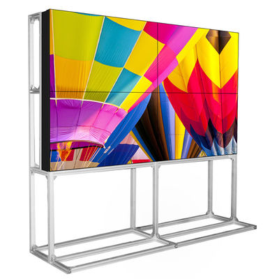 schermo d'impionbatura LCD stretto dello schermo 4k 55Inch dell'incastonatura di 1.7mm per la pubblicità