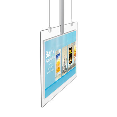 Pavimento d'attaccatura trasparente che sta l'esposizione 55inch 110V OLED del contrassegno di Digital