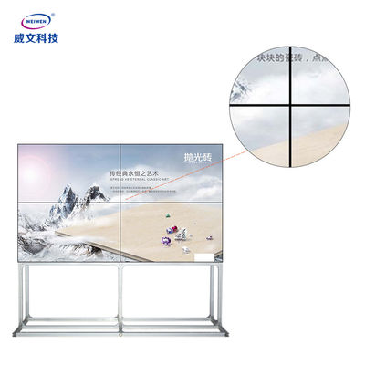 risoluzione LCD 49Inch dell'incastonatura 2x3 FHD dello schermo di visualizzazione della parete di 2k 4k 1.8mm