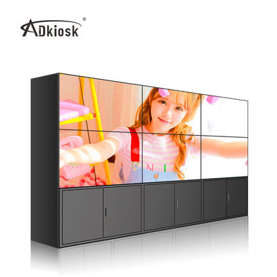 risoluzione LCD della parete 2x3 FHD 1920X1080 dello schermo 49Inch con il sostegno del Governo del supporto