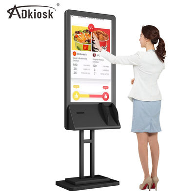 Ethernet LCD d'ordinazione del chiosco self service 240V 4G 5G del ristorante