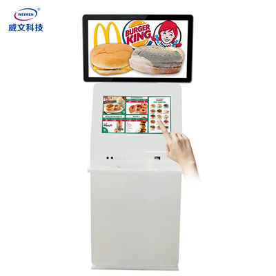 Pubblicità dello schermo FHD del doppio del chiosco self service 240V del giocatore con la tastiera del metallo