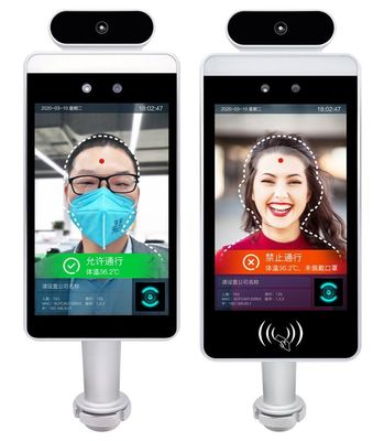 Il terminale IP65 del riconoscimento di fronte del controllo di accesso impermeabilizza lo stoccaggio fissato al muro 8G