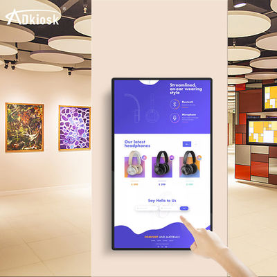 Memoria di pubblicità LCD a 21,5 pollici dello schermo di visualizzazione del contrassegno di Digital dell'elevatore del centro commerciale 16GB