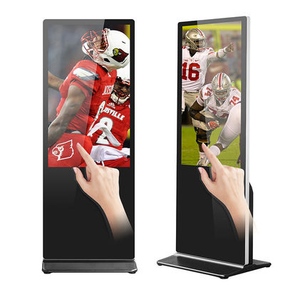 Rete interattiva di lan WIFI del contrassegno 55Inch del chiosco del touch screen di Digital di 16:9