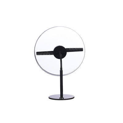 2200mah ha costruito nel fan dell'ologramma di Li Battery 3D il fan dell'esposizione che con la lampada di 256pcs LED borda 30cm