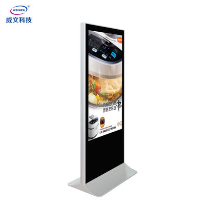 affissione a cristalli liquidi a 65 pollici del contrassegno di Digital del touch screen del totem 43 49 55 che gioca chiosco