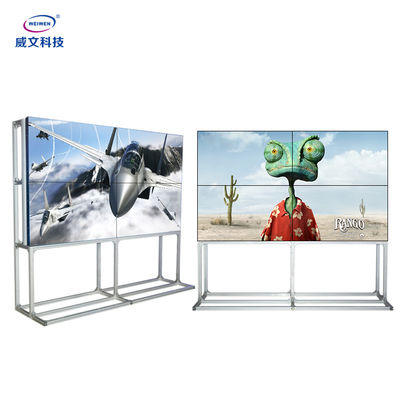 Pavimento che sta il contrassegno a 55 pollici d'impionbatura LCD 3.5mm Gap di Digital di pubblicità dello schermo
