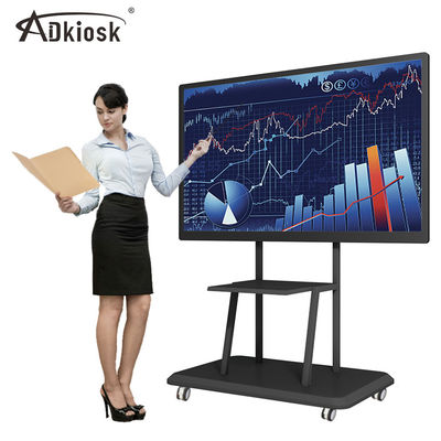 risoluzione interattiva 55in di lavagna 4K del touch screen di 178W USB2.0 65in OPS
