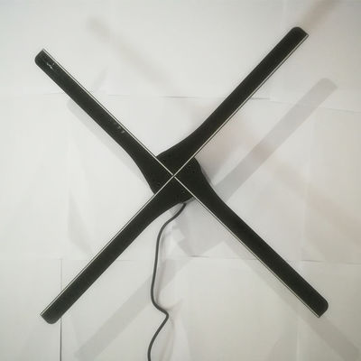 fan olografico leggero del proiettore dell'esposizione del fan dell'ologramma della sospensione 3D delle perle della lampada di 100cm 1406pcs LED