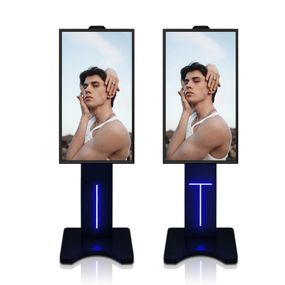 Touch screen a 43 pollici di risoluzione del chiosco self service 2K 4K del cavalletto 2500nits