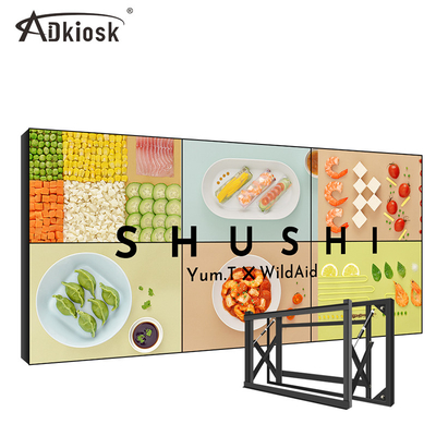 Esposizione d'impionbatura LCD 500cd/m2 4k 180W fissato al muro del regolatore di HD