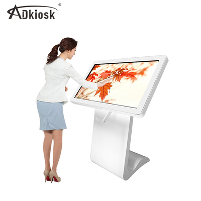 Affissione a cristalli liquidi dell'interno a 55 pollici di Wayfinding del chiosco interattivo astuto del touch screen