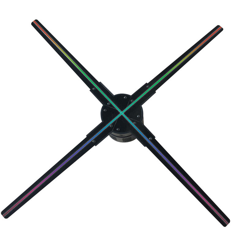 il fan dell'ologramma della carta 3D di TF della carta di deviazione standard 16GB di 70cm visualizza il fan di Digital del proiettore di pubblicità del LED