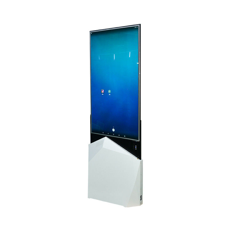 pavimento su due lati sottile trasparente LCD ad alta definizione a 55 pollici a 43 pollici che sta contrassegno digitale