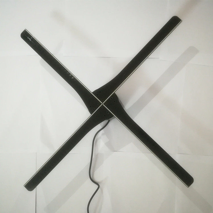 fan olografico leggero del proiettore dell'esposizione del fan dell'ologramma della sospensione 3D delle perle della lampada di 100cm 1406pcs LED