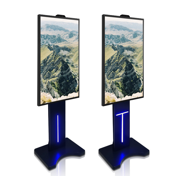 Touch screen a 43 pollici di risoluzione del chiosco self service 2K 4K del cavalletto 2500nits